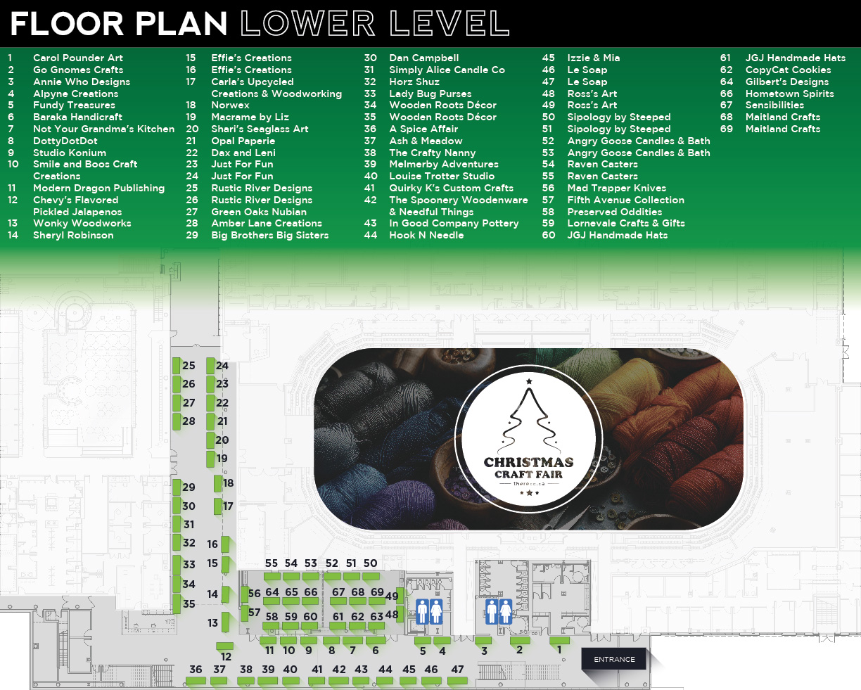 Christmas at the RECC floor plan 27 1530 Lower Level