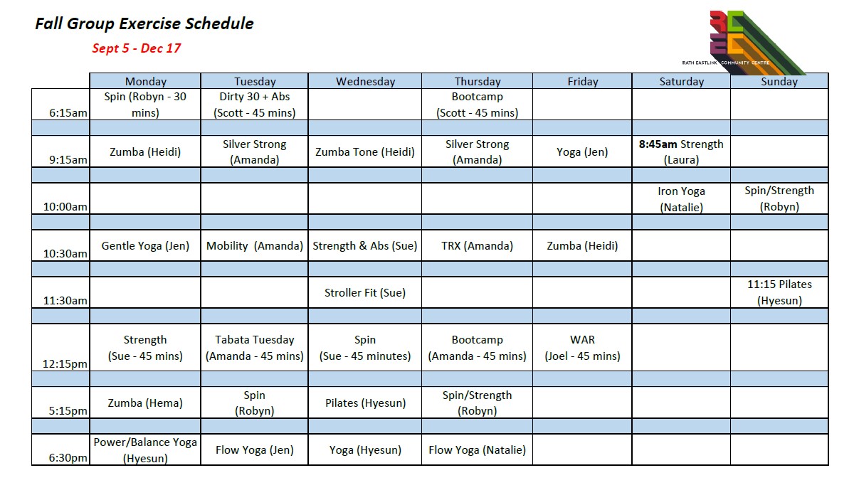 fall fitness revised