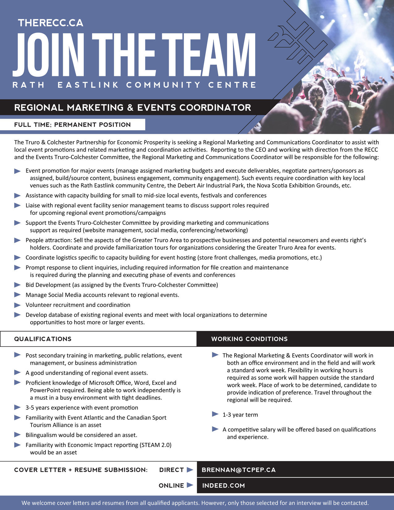 2018 11 28 Regional Marketing Events Coordinator FINAL