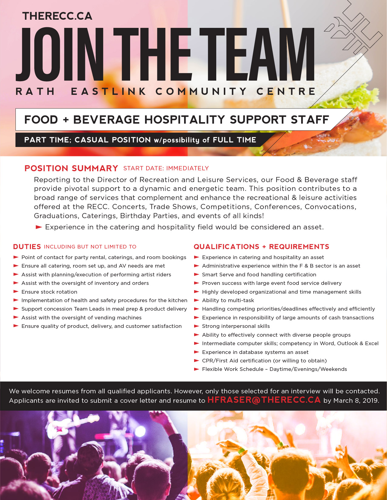 2019 02 27 Food Bev Hospitality Support FINAL
